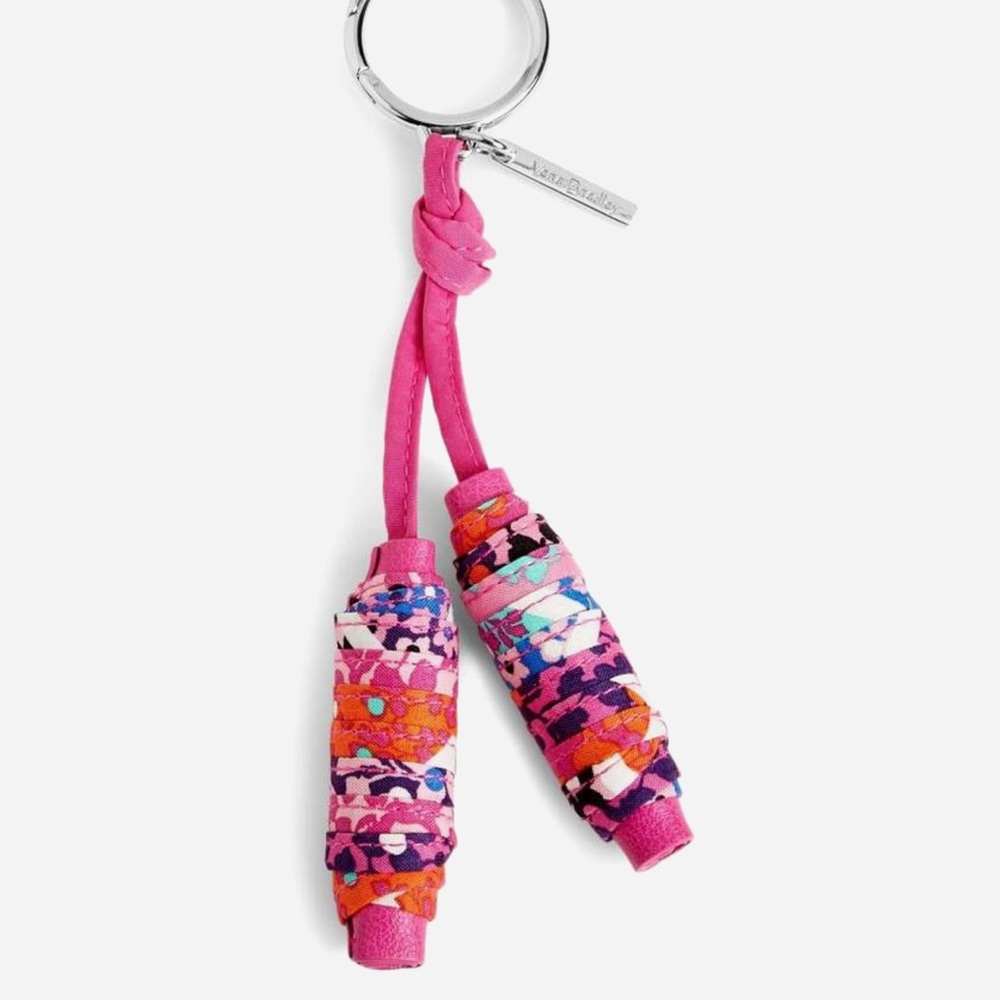 Vera Bradley Spools Bag Charm Modern Medley NWT